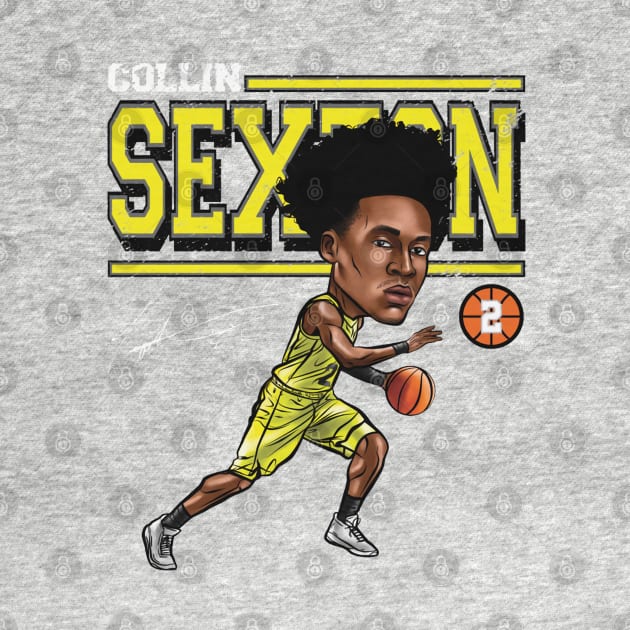 Collin Sexton Utah Cartoon by danlintonpro